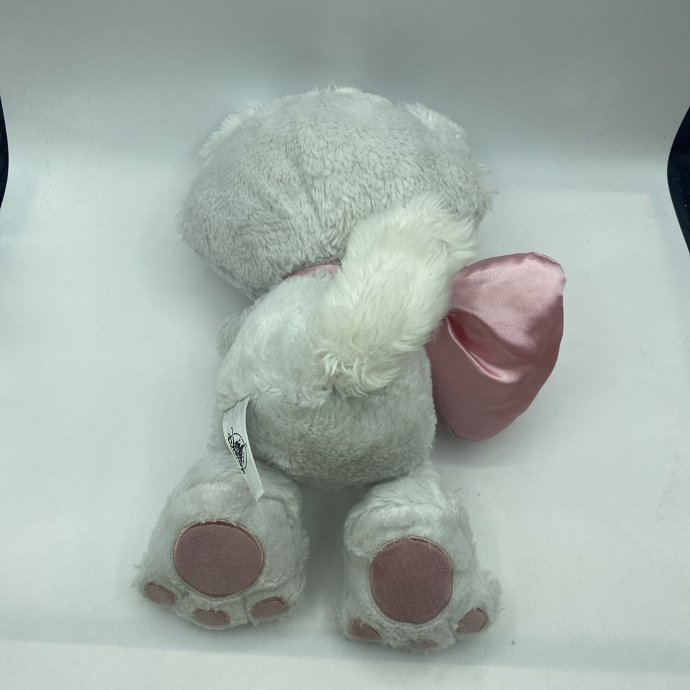 Disney Parks The Aristocats 11" Marie Big Feet Plush Pink Bow Ripped - Picture 2 of 6